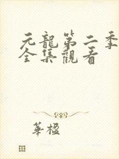 元龙第二季免费全集观看