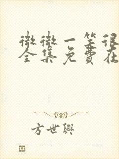 微微一笑很倾城全集免费在线观看