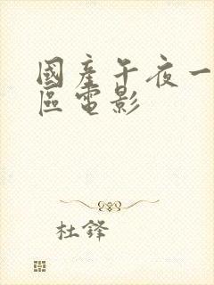 国产午夜一区二区电影