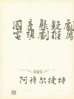 国产悬疑剧破案电视剧推荐