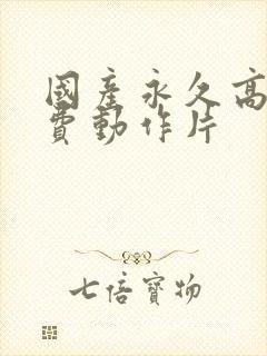 国产永久高清免费动作片