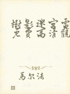 树影迷宫电视剧免费高清观看全集