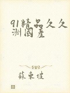 91精品久久亚洲国产封面