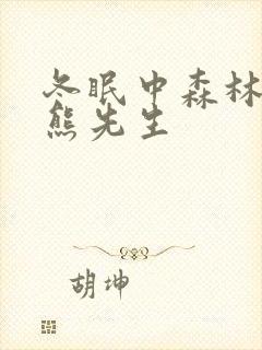 冬眠中森林里的熊先生