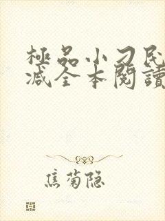 极品小刁民无删减全本阅读