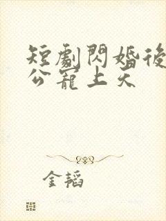 短剧闪婚后被老公宠上天