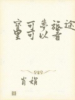 宝可梦旅途篇哪里可以看