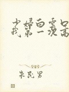 少妇白云口述给我第一次高潮