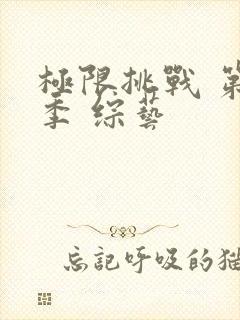 极限挑战 第九季 综艺封面