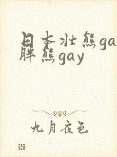 日本壮熊gay胖熊gay