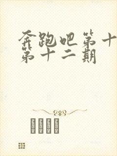 奔跑吧第十季 第十二期封面