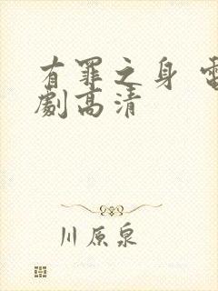 有罪之身 电视剧高清