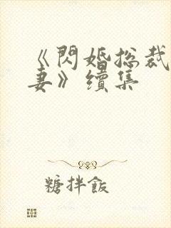 《闪婚总裁契约妻》续集