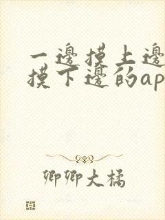 一边摸上边一边摸下边的app