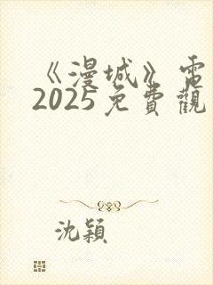 《漫城》电视剧2025免费观看封面