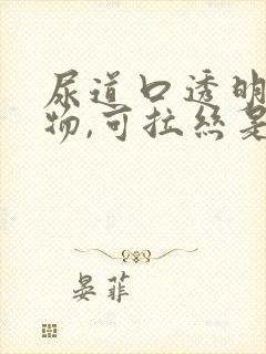 尿道口透明分泌物,可拉丝是怎么回事