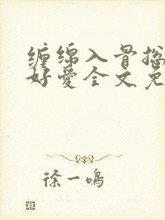 缠绵入骨总裁好好爱全文免费阅读