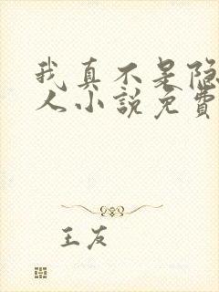 我真不是隐世高人小说免费阅读