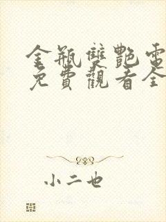 金瓶双艳电视剧免费观看全集完整版高清