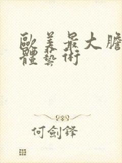 欧美最大胆的人体艺术封面