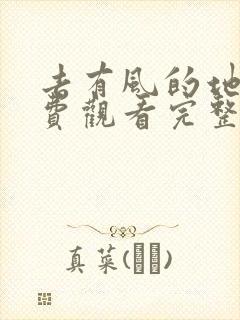 去有风的地方免费观看完整流畅版