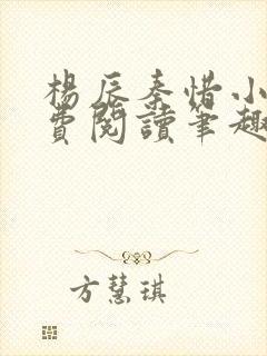 杨辰秦惜小说免费阅读笔趣阁