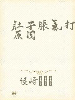 肚子胀气打嗝的原因