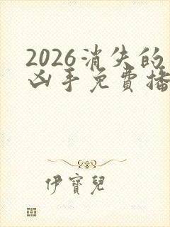 2026消失的凶手免费播放