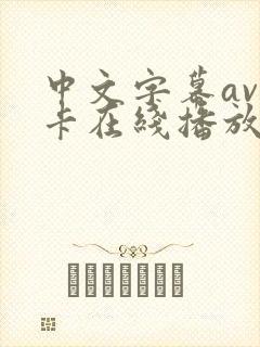中文字幕av不卡在线播放