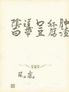 阴道口红肿瘙痒白带豆腐渣