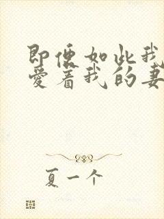 即便如此我依然爱着我的妻子封面