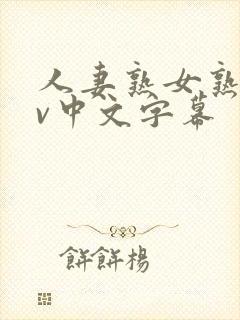 人妻熟女熟女av中文字幕