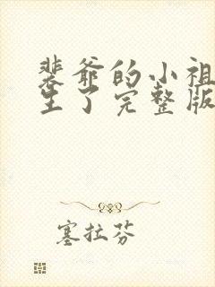 裴爷的小祖宗重生了完整版