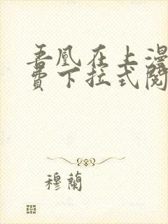 吾凰在上漫画免费下拉式阅读