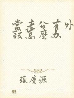 当老公有外遇应该怎么办封面