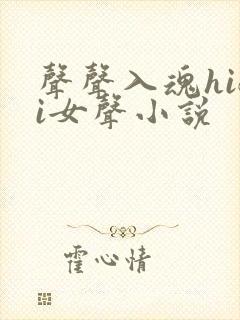 声声入魂hifi女声小说封面