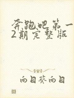 奔跑吧第一季12期完整版