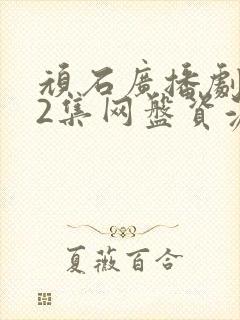 顽石广播剧全12集网盘资源封面