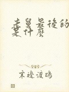 老舅最后的结局是什么