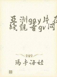 亚洲gay片在线观看gv网站