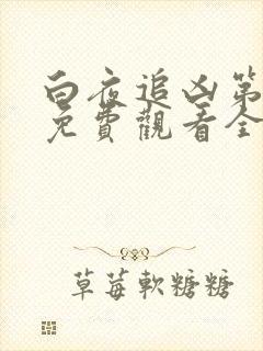 白夜追凶第二季免费观看全集