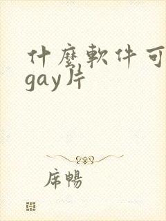 什么软件可以看gay片