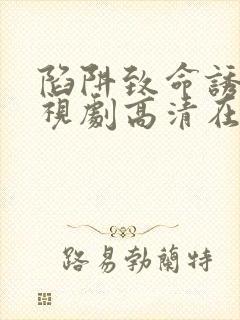 陷阱致命诱惑电视剧高清在线观看全集