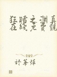 狂赌之渊真人版在线免费观看