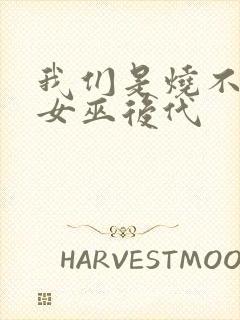 我们是烧不死的女巫后代封面