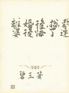 离婚后,总裁老婆后悔了连载封面