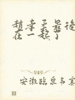 赵孝柔最后和谁在一起了封面