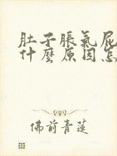 肚子胀气屁多是什么原因怎么解决