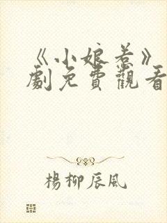 《小娘惹》电视剧免费观看全集封面