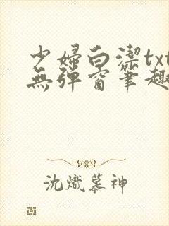 少妇白洁txt无弹窗笔趣阁